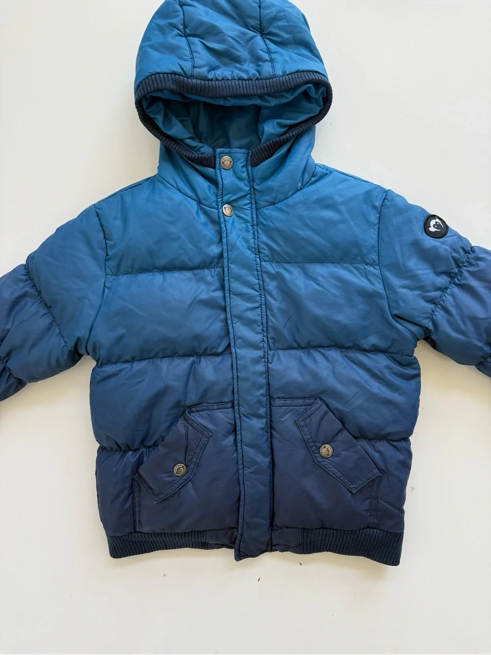 Appaman Blue Ombré Down Puffy Coat Size 6